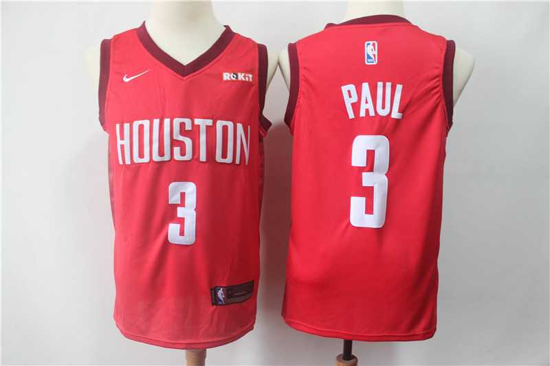 Rockets 3 Chris Paul Red 2018 19 Earned Edition Nike Swingman Jersey,We sell and wholesale Rockets 3 Chris Paul Red 2018 19 Earned Edition Nike Swingman Jersey on line form chian!